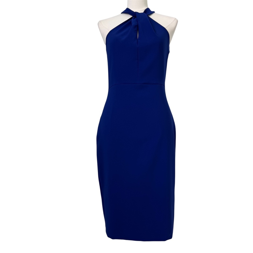 JUST TAYLOR | NWT Royal Blue Halter Style Dress Sz 6